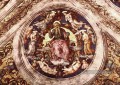 Dieu le Créateur et les Anges Renaissance Pietro Perugino